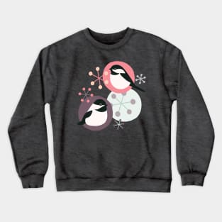 Christmas Chickadees Crewneck Sweatshirt